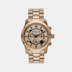 Michael Kors Round Gold Chronograph watch