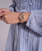 Guess Round Quartz Analog Women watch