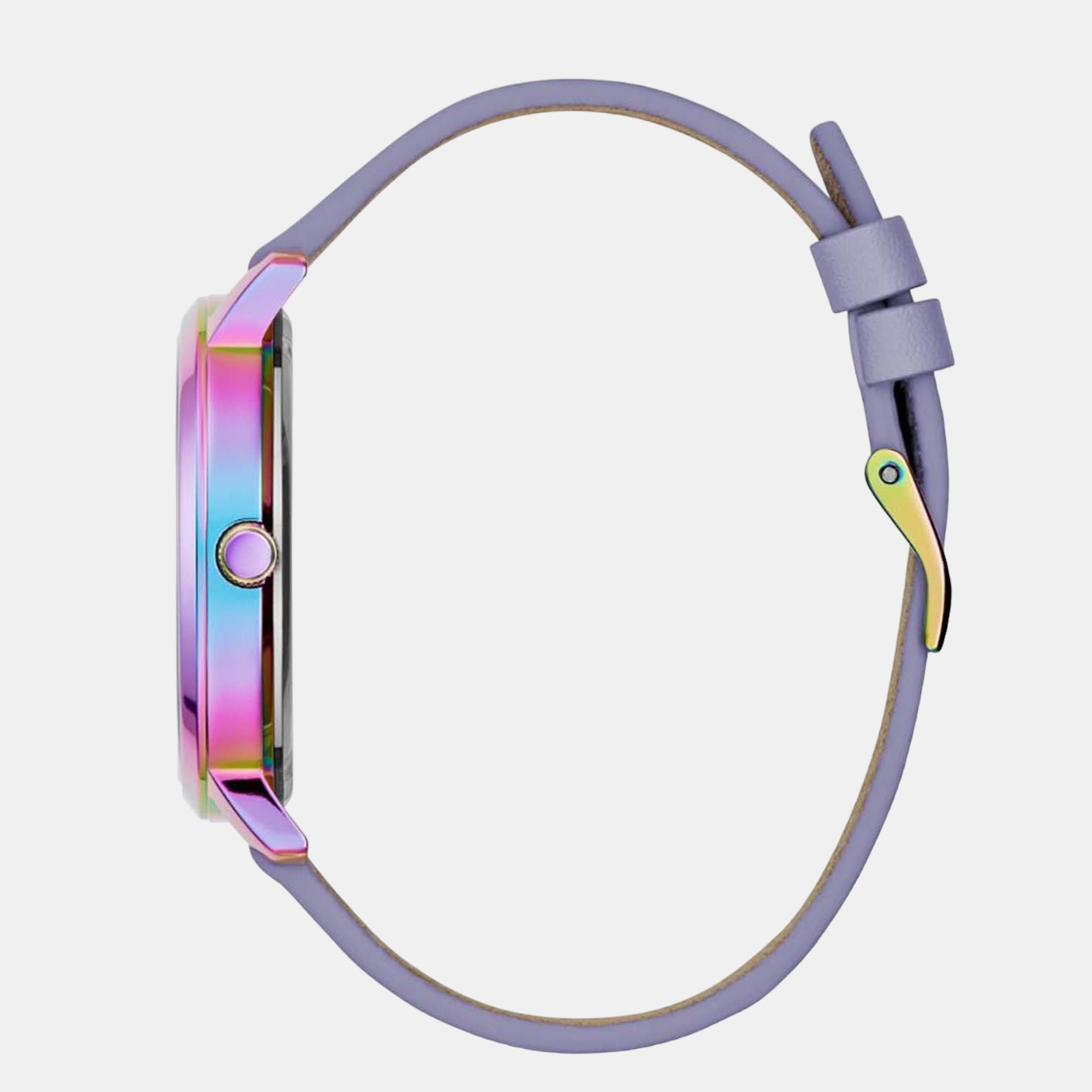 Guess Trend Women Quartz Blue Dial Analog Leather Watch GW0529L4