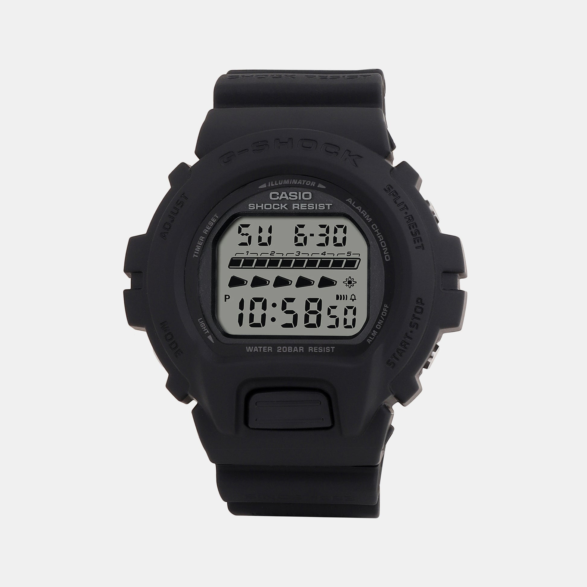 G-Shock Men Quartz Black Dial Digital Resin Watch G1409