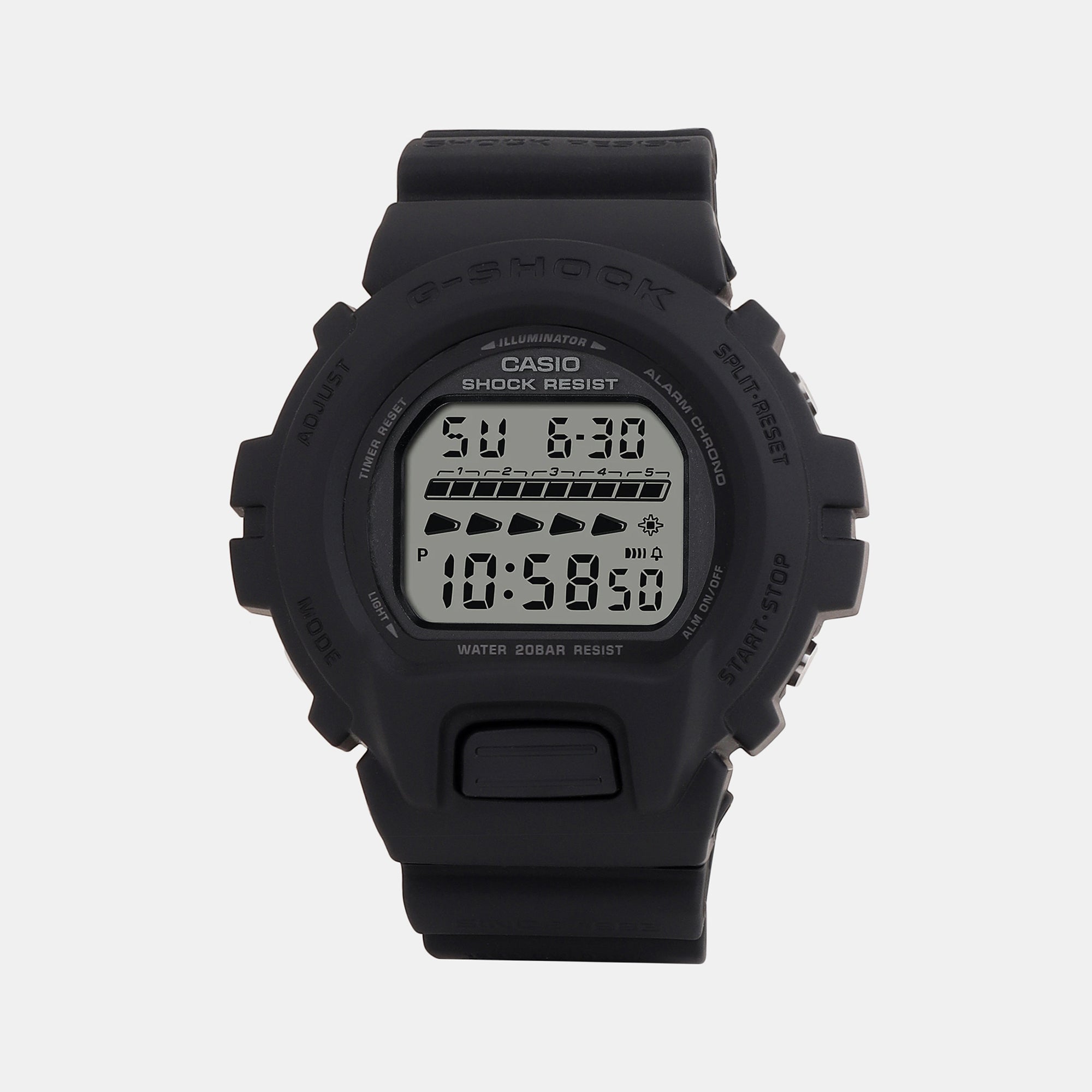 Casio Round Black Digital watch