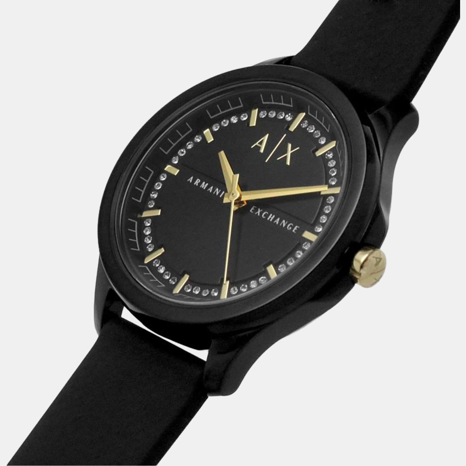 Armani Exchange Round Quartz Analog Women watch