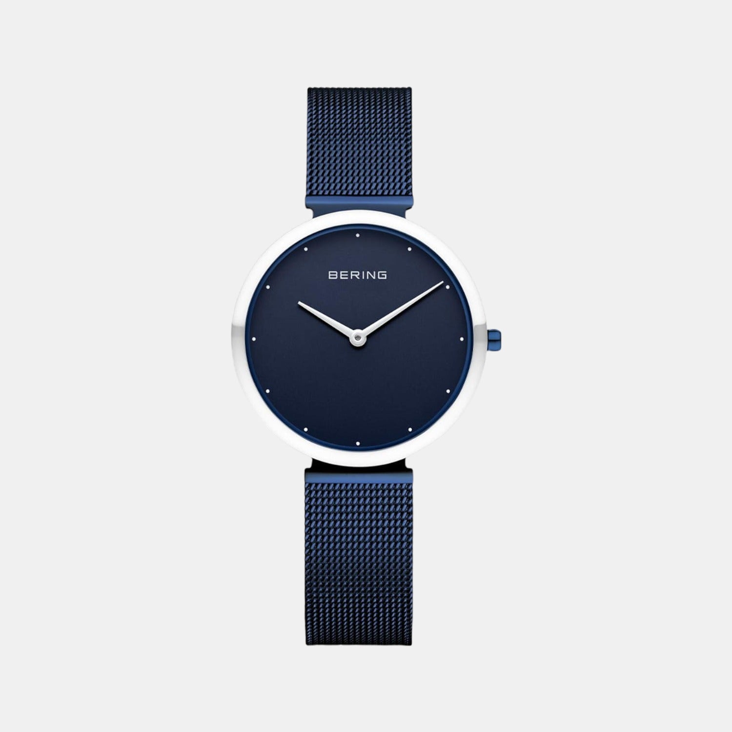 Bering Round Blue Analog watch