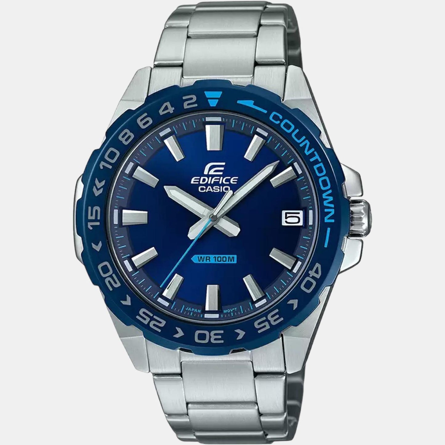 Edifice Men's Analog Resin Watch ED482 - EFV-120DB-2AVUDF