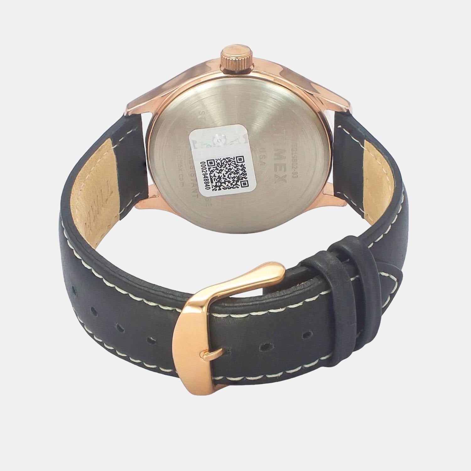 Timex Leather Grey watch