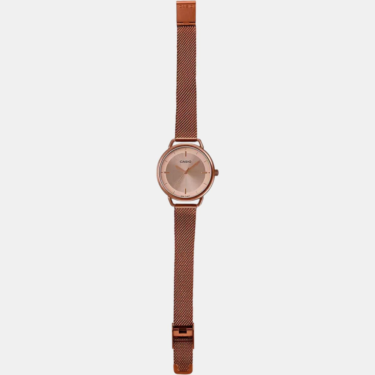 Casio 38 mm Rose Gold Quartz watch