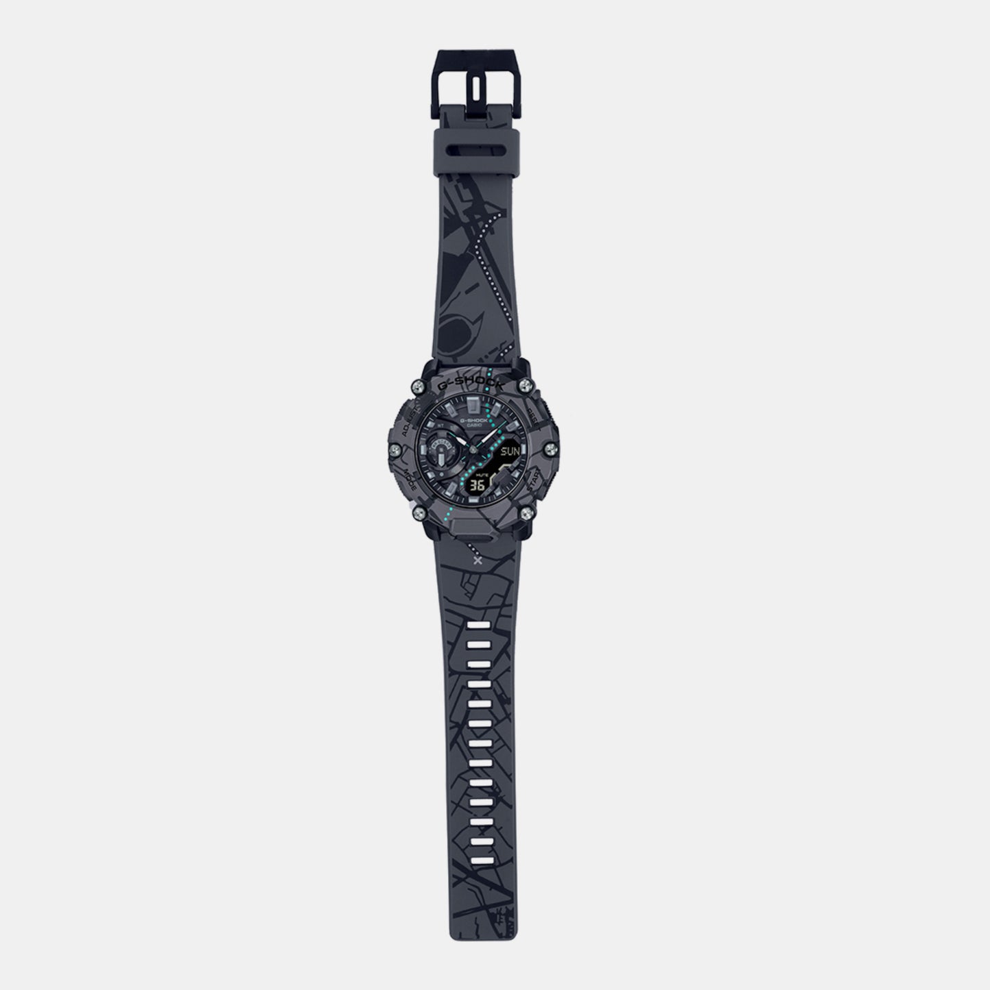 Men's Grey Analog-Digital Resin Watch G1368 - GA-2200SBY-8ADR