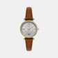 Fossil Round Silver Analog watch