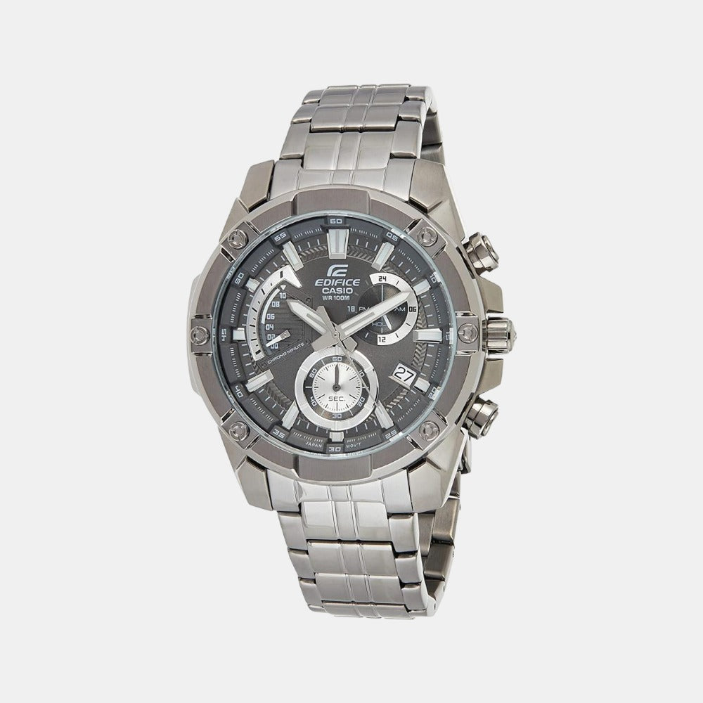 Casio Round Black Chronograph watch