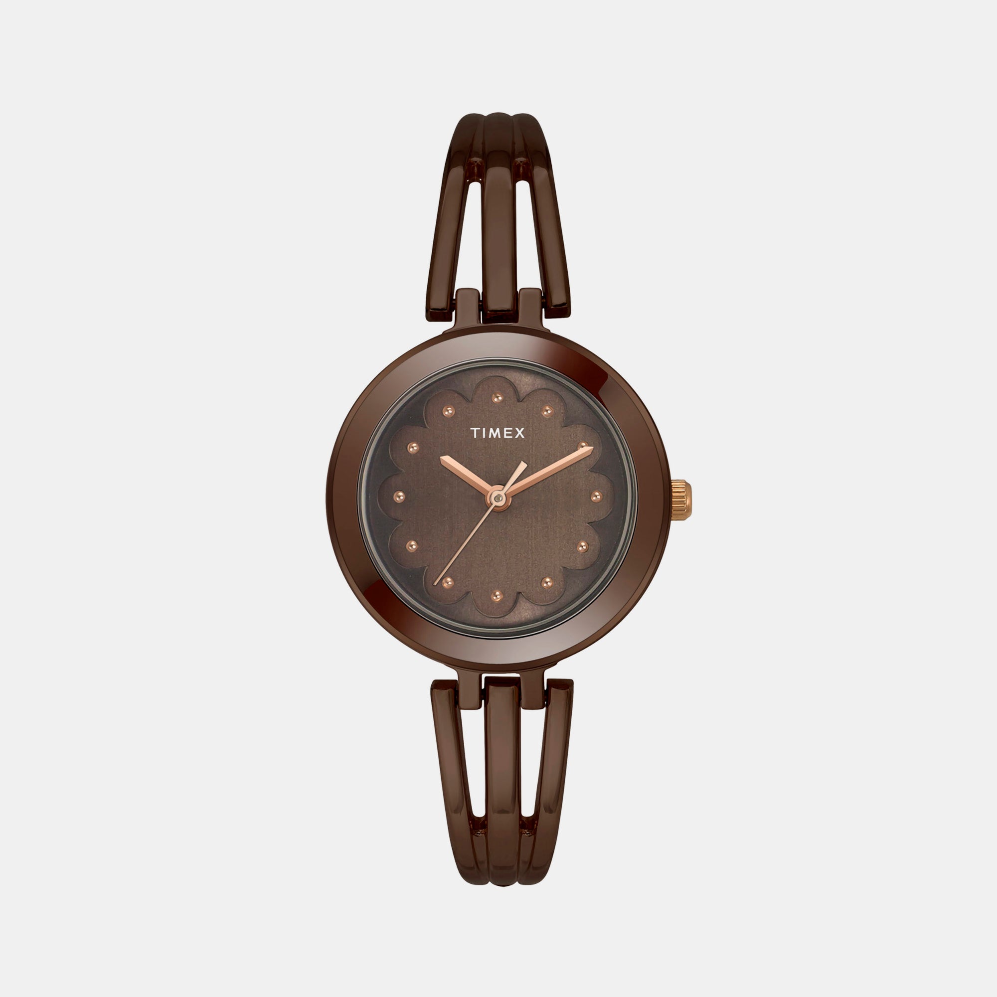 Timex Round Brown Analog watch