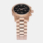 Men's Runway Chronograph Rose Gold-Tone Stainless Steel Watch MK9123