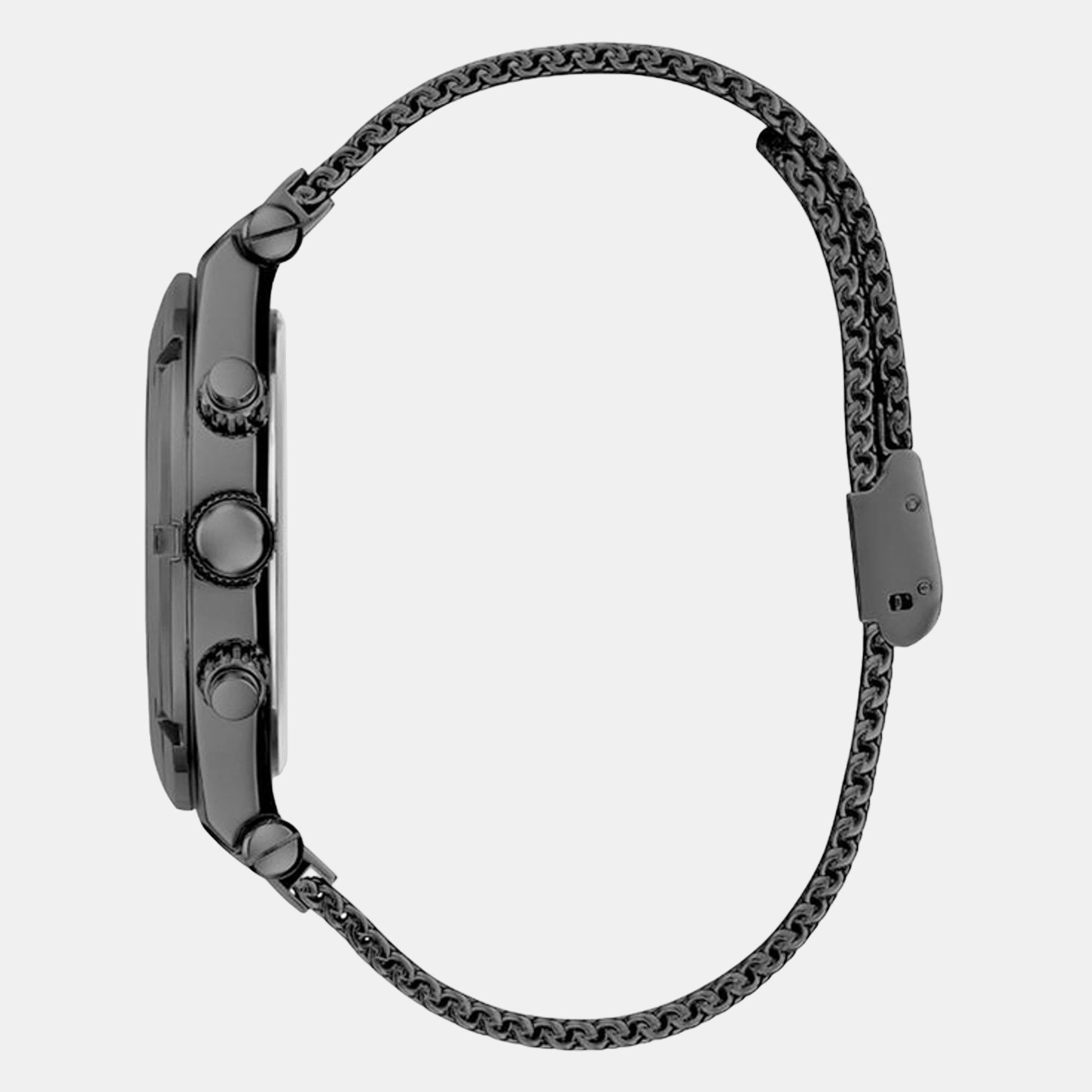 Continental Men Quartz Black Dial Chronograph Stainless Steel Watch GW0582G3