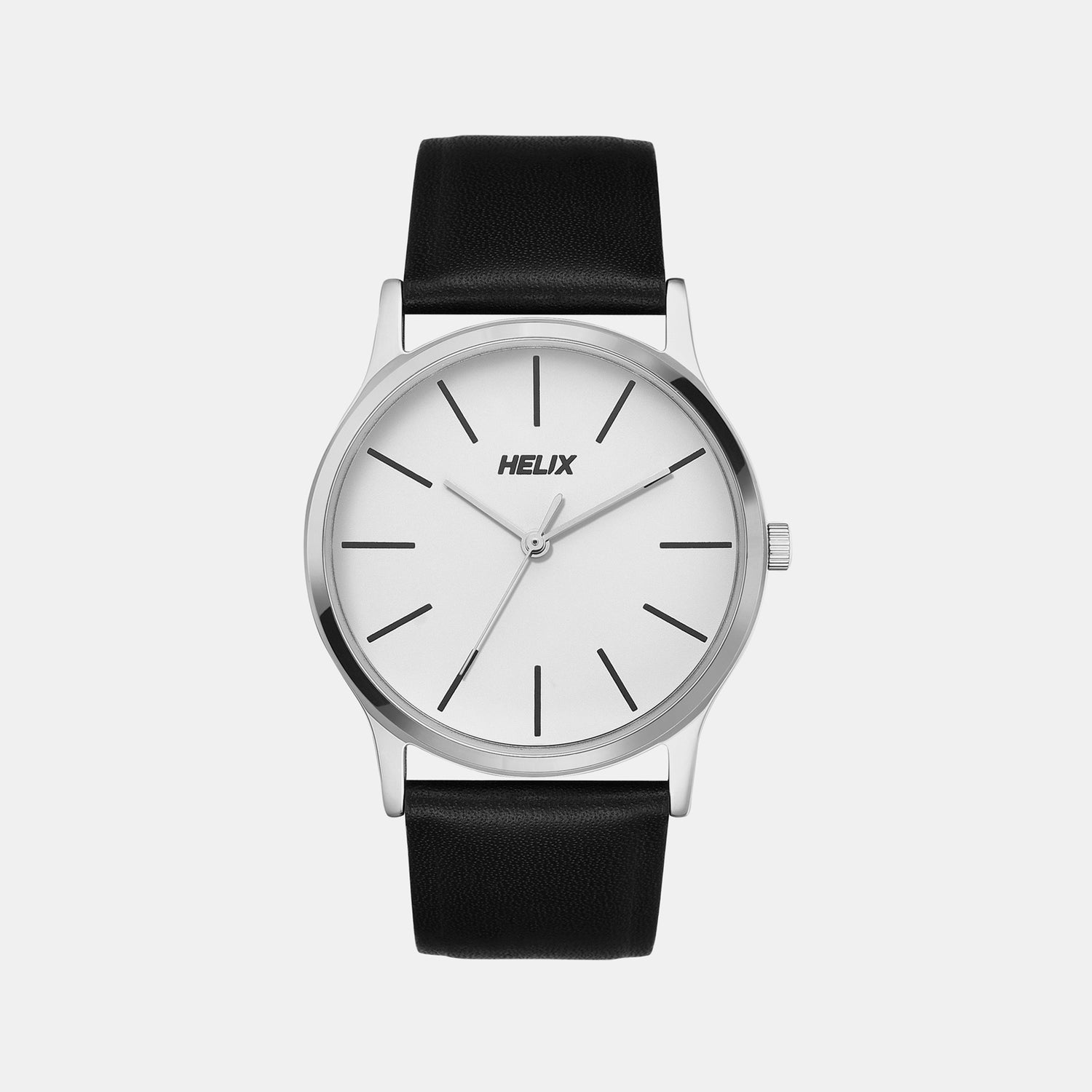 Male White Analog Leather Watch TW054HG00