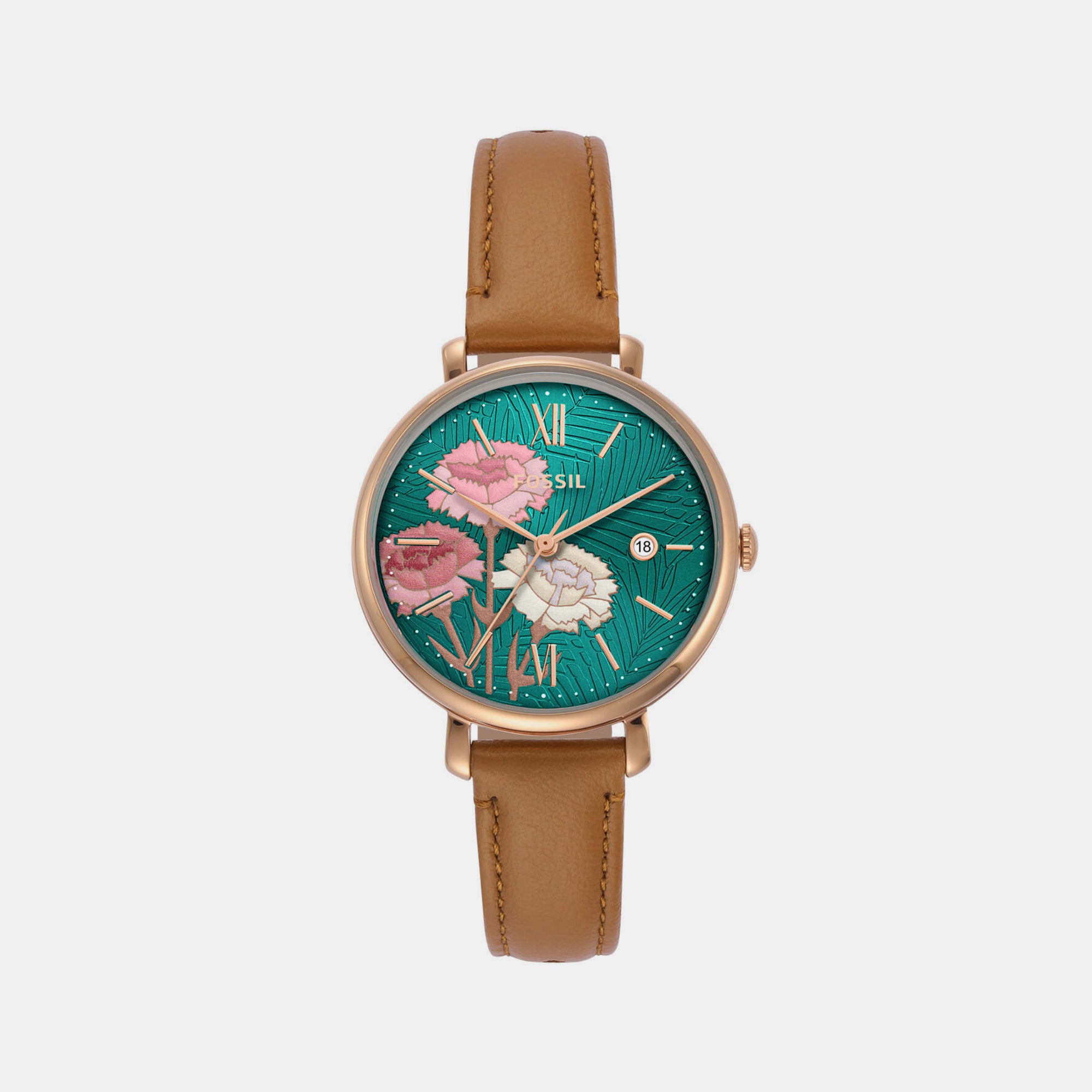 Fossil Round Green Analog watch