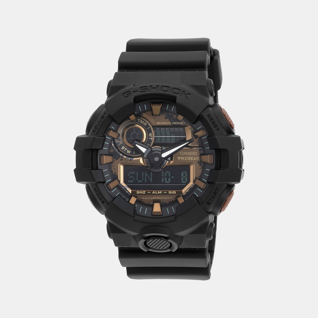 Casio Round Black Analog-Digital watch