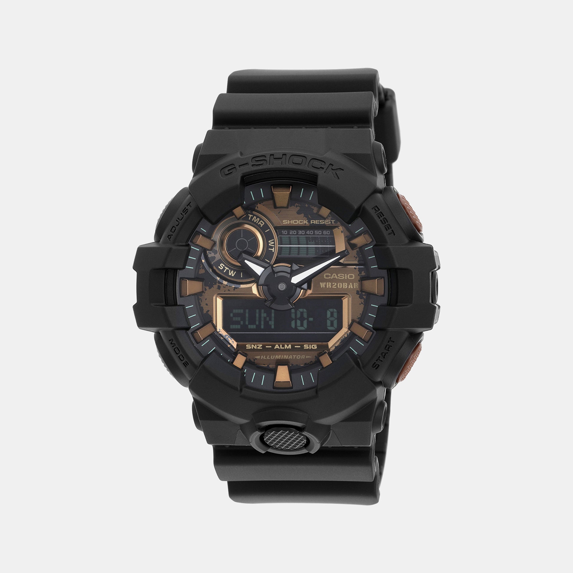 G-Shock Black Male Analog-Digital Resin Watch G1389