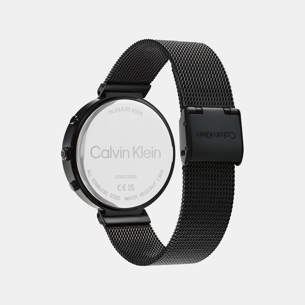 Calvin Klein Women Round Black watch