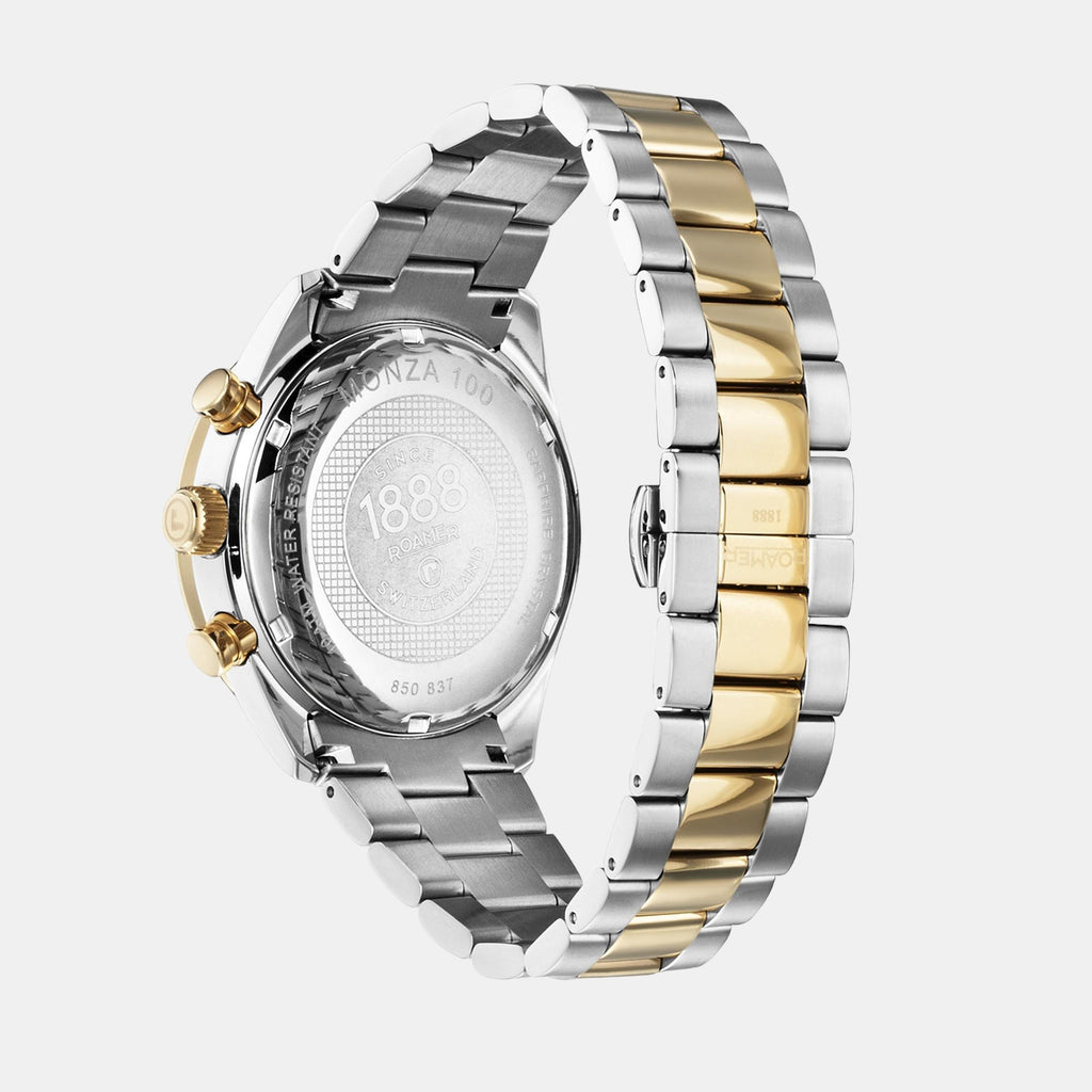 Monza 100 Men Quartz Blue Dial Chronograph Stainless Steel Watch 850837 47 45 20