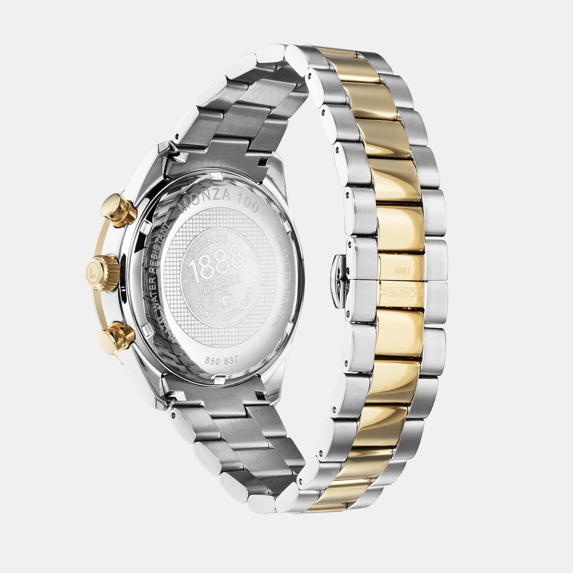 Monza 100 Men Quartz Blue Dial Chronograph Stainless Steel Watch 850837 47 45 20