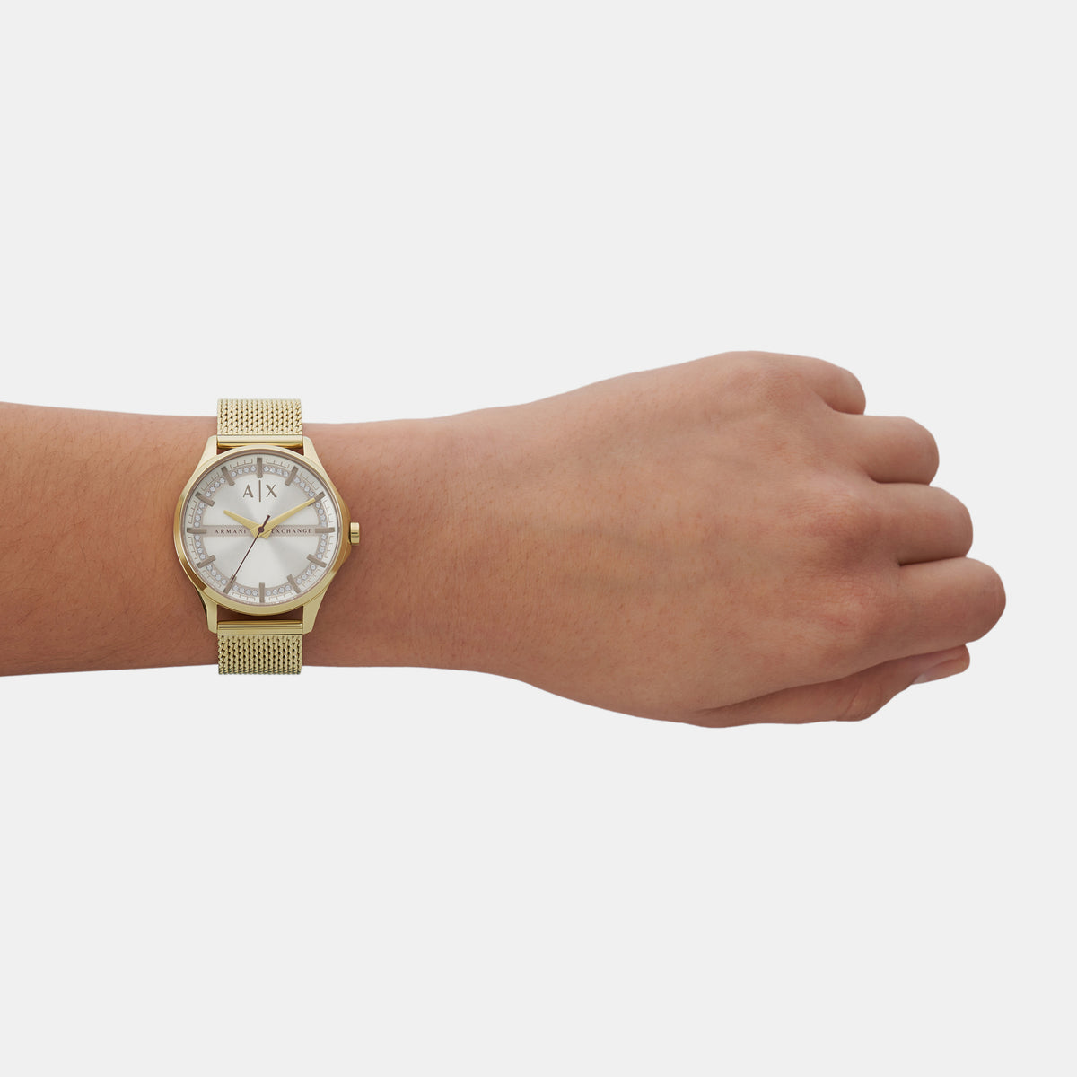 Armani Exchange Round Quartz Analog Women watch