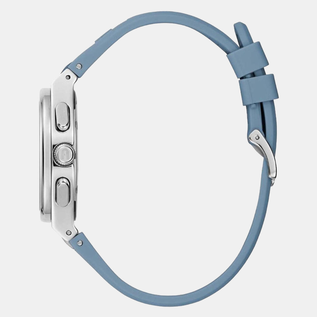 Women Quartz White Dial Chronograph Silicone Watch WW00036001L1