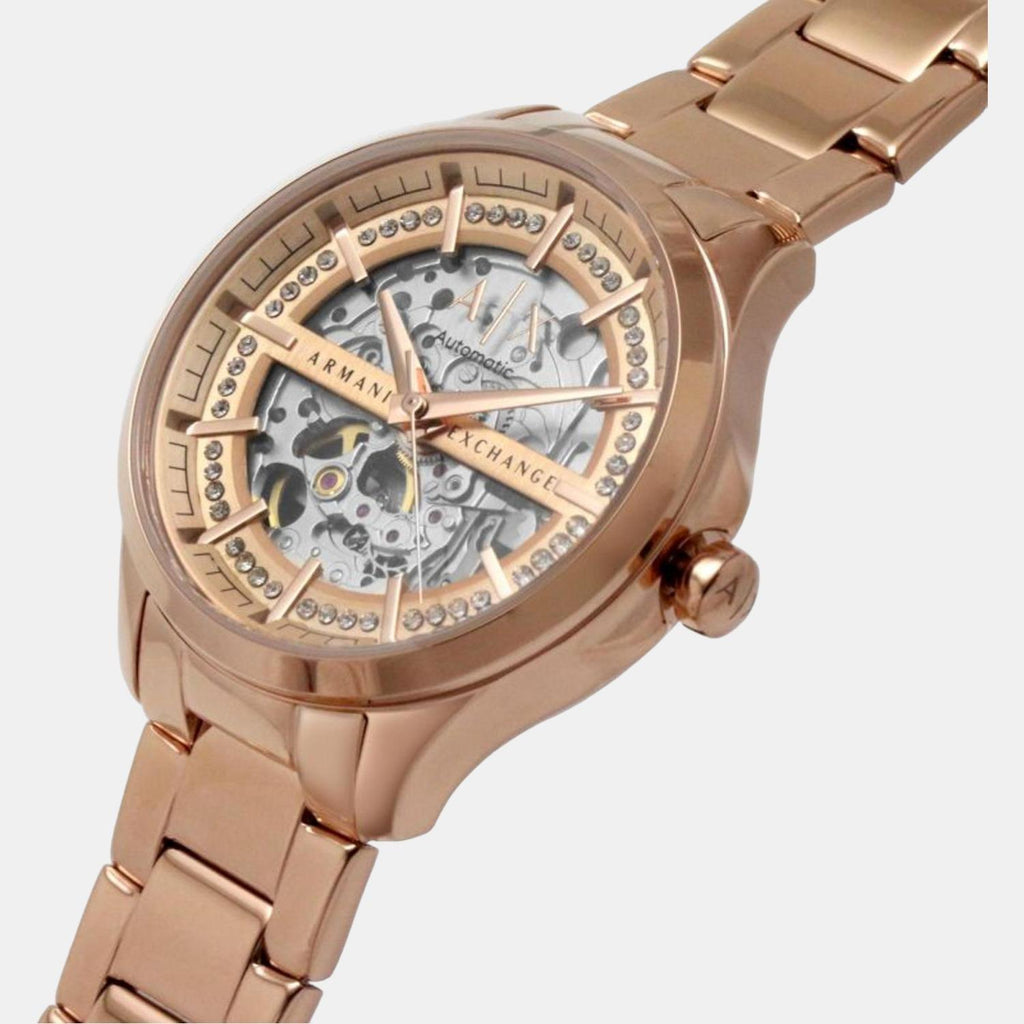 Armani Exchange Stainless Steel Rose Gold watch