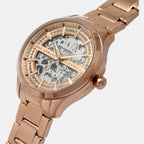 Armani Exchange Stainless Steel Rose Gold watch