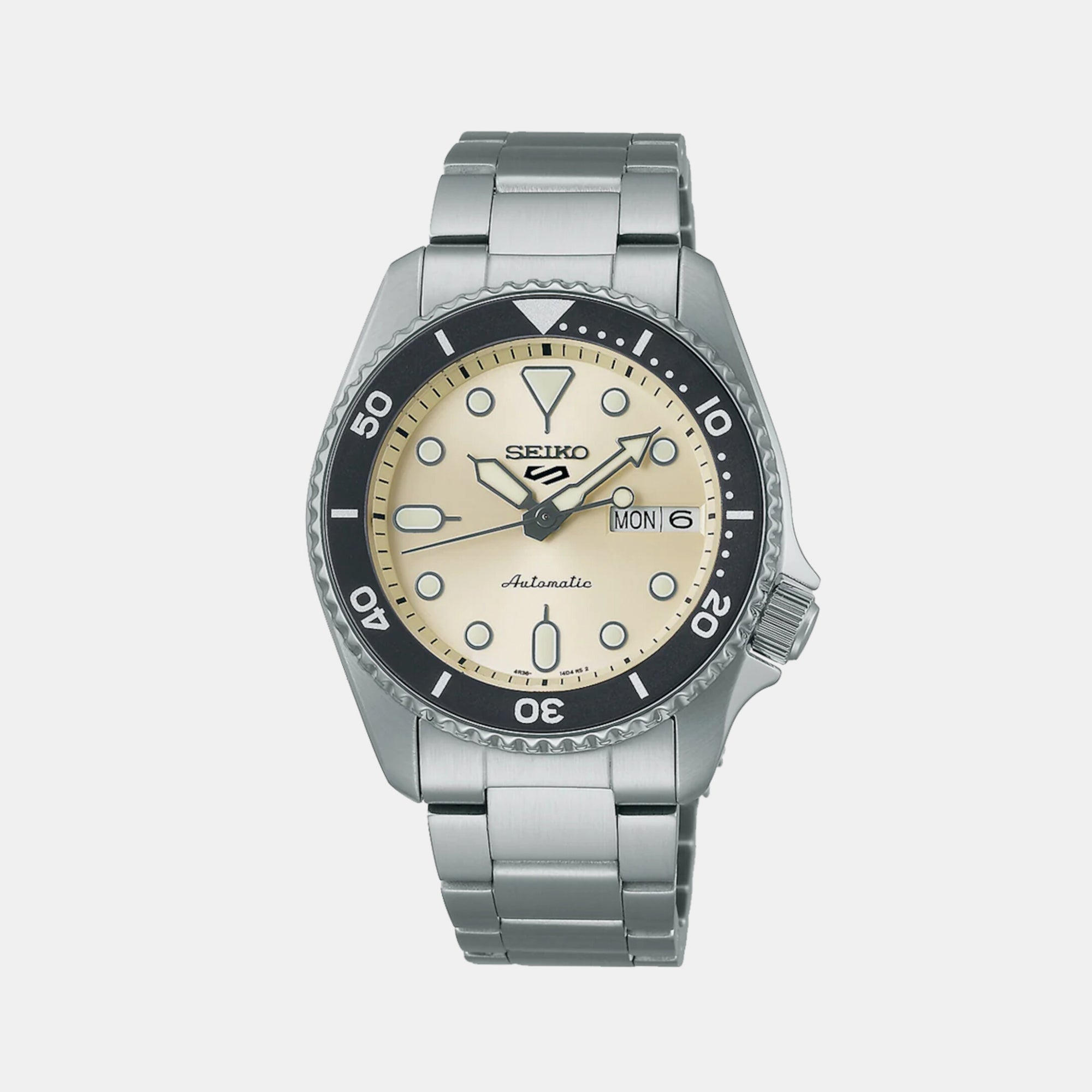 Seiko Round Cream Analog watch