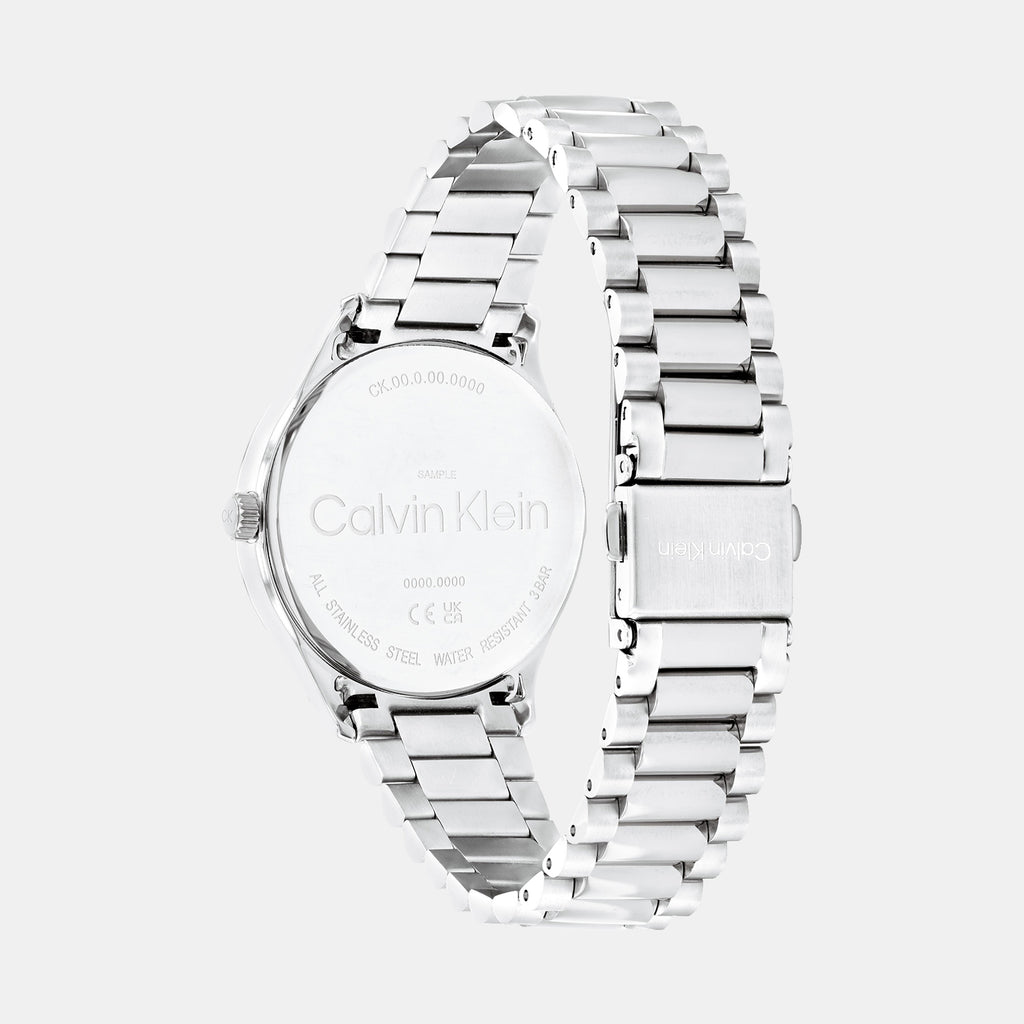 Calvin Klein Unisex Round Silver watch
