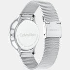 Calvin Klein Women Round Silver watch
