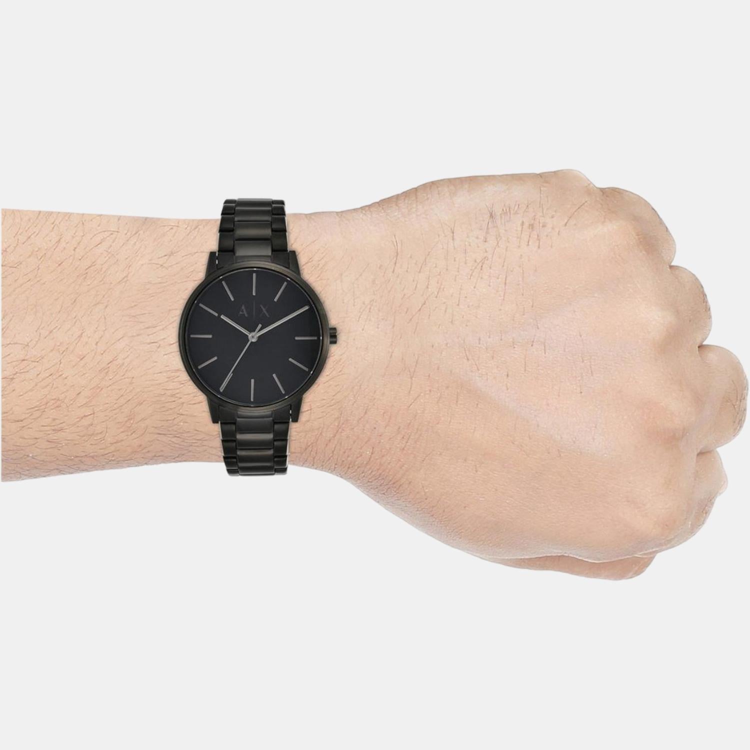 Armani Exchange Stainless Steel Round watch