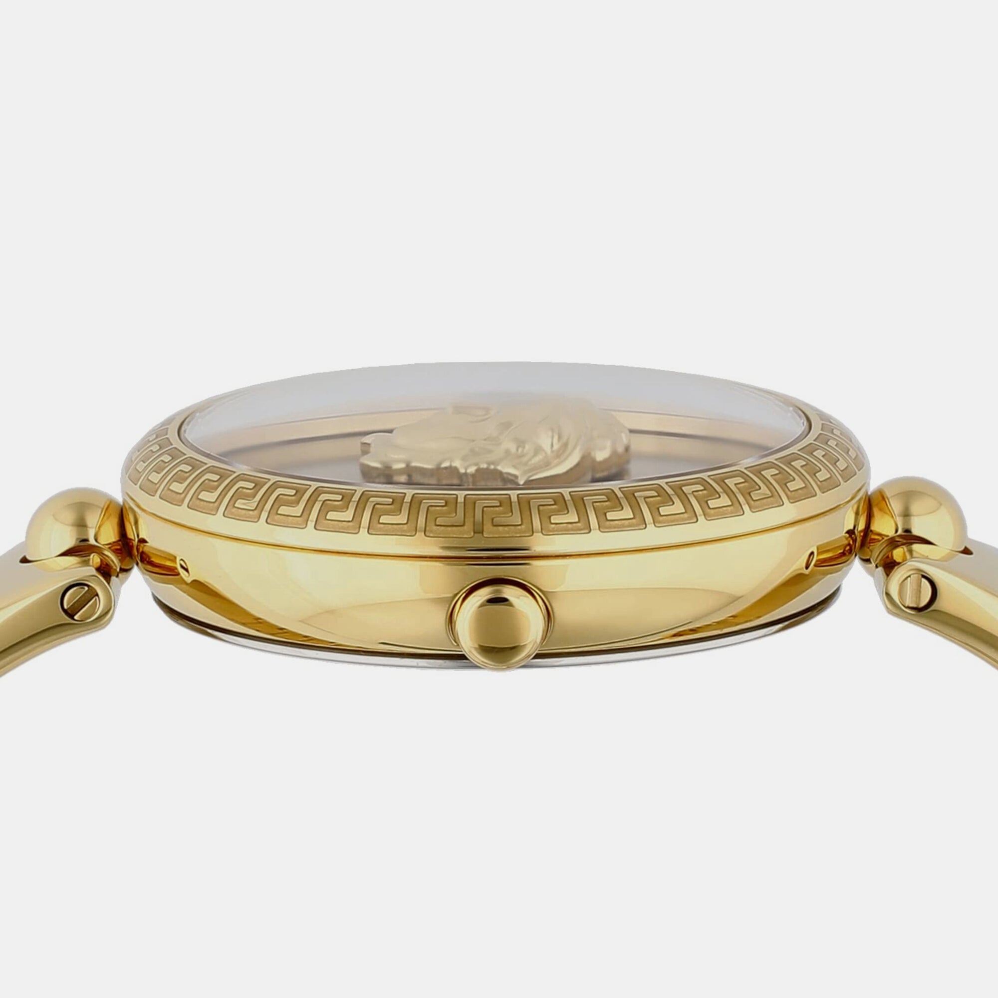 Versace Women Round Black watch