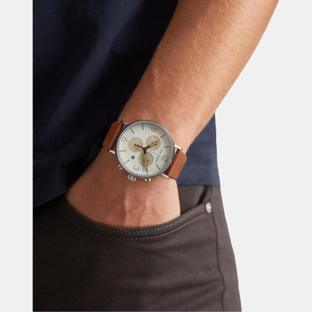 Ted Baker Men Round Silver watch