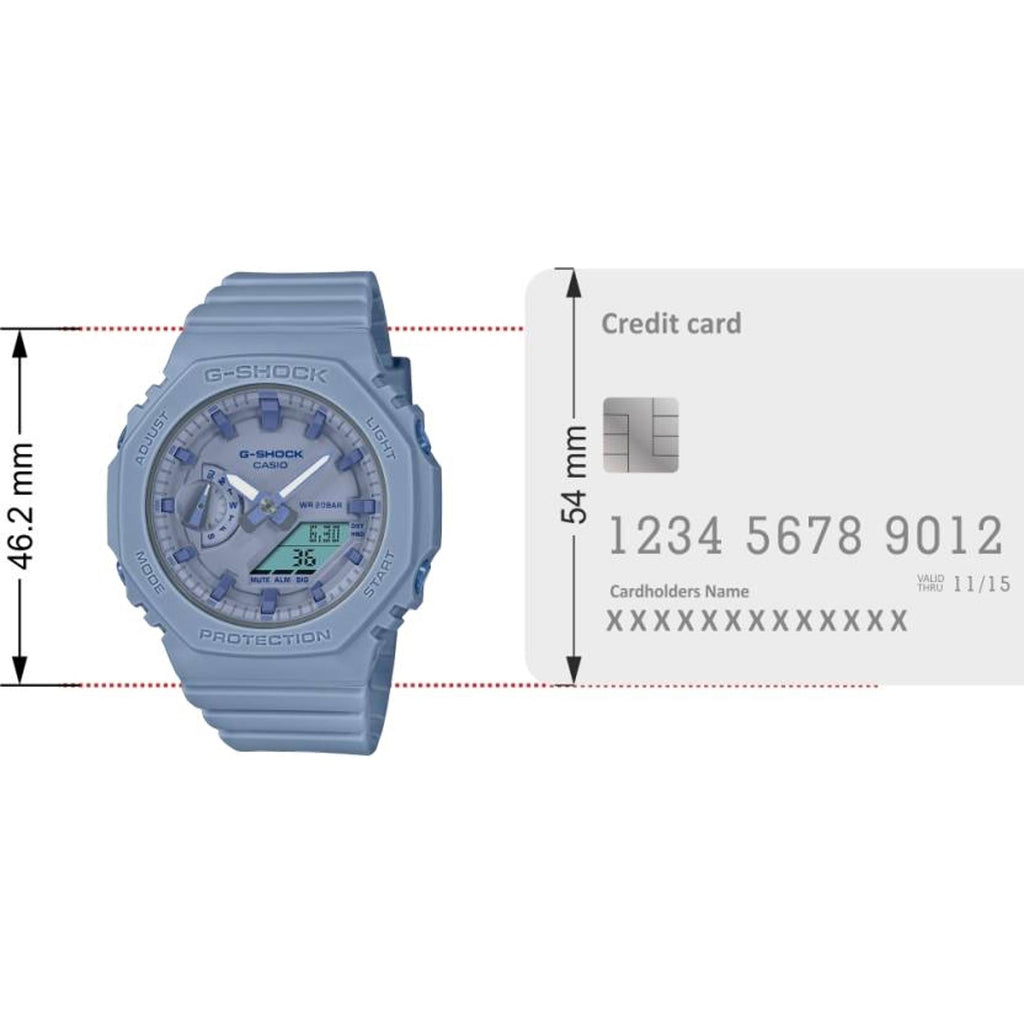 G-Shock Women Women Quartz Blue Dial Analog-Digital Resin Watch G1330