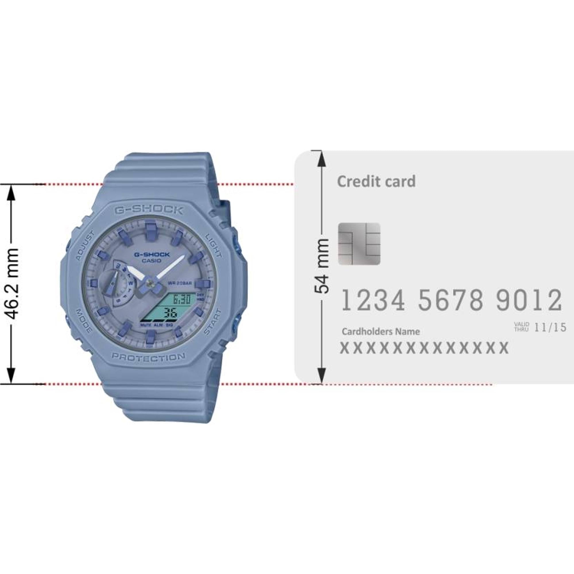 G-Shock Women Women Quartz Blue Dial Analog-Digital Resin Watch G1330