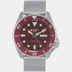 Seiko Men Round Red watch
