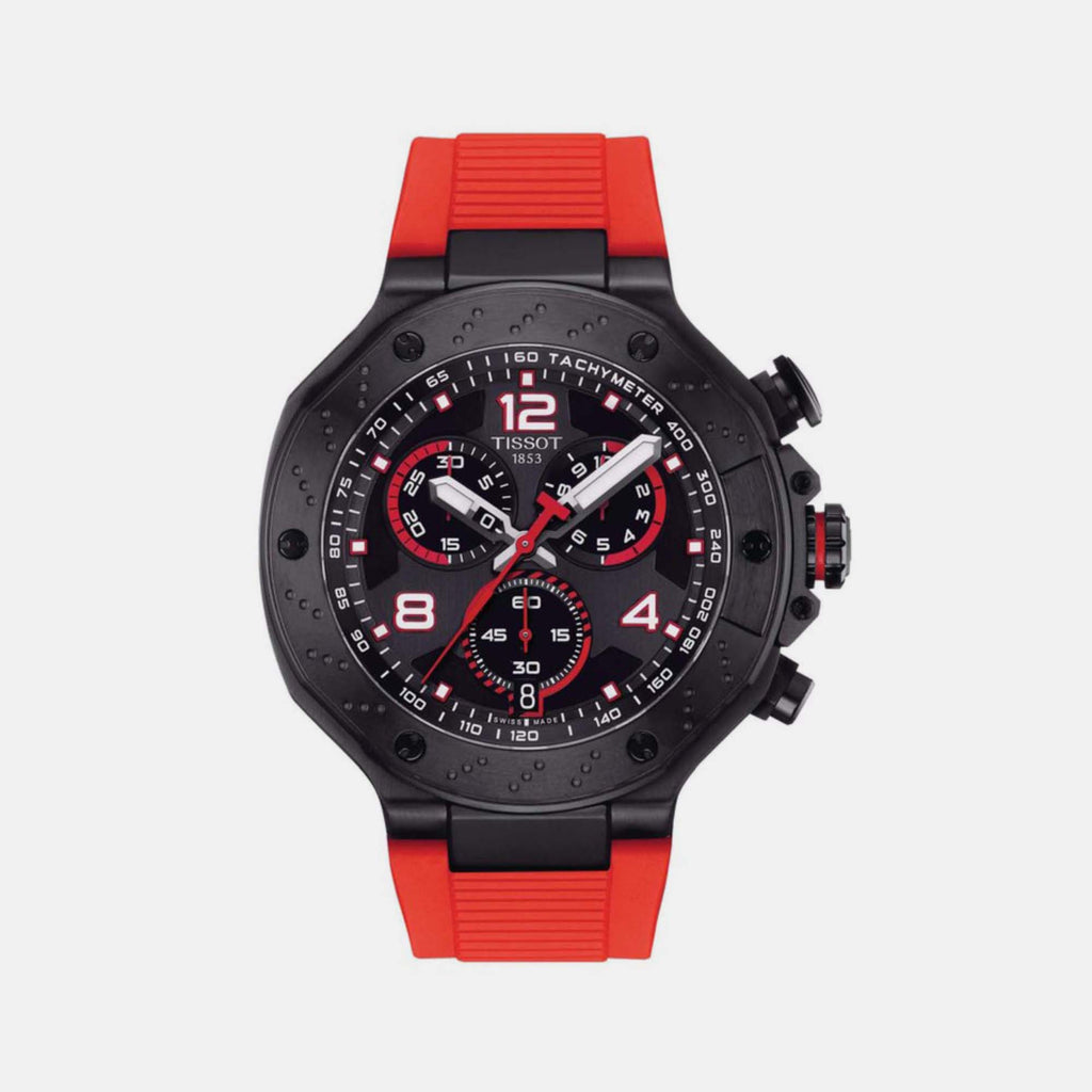 Tissot Round Black Chronograph watch