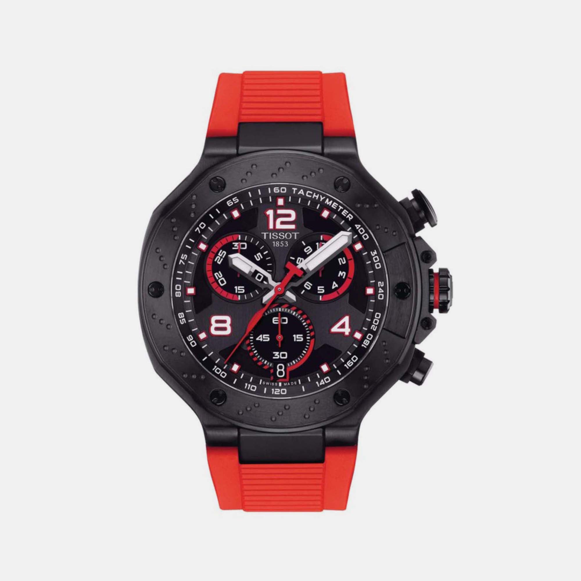 Tissot Round Black Chronograph watch