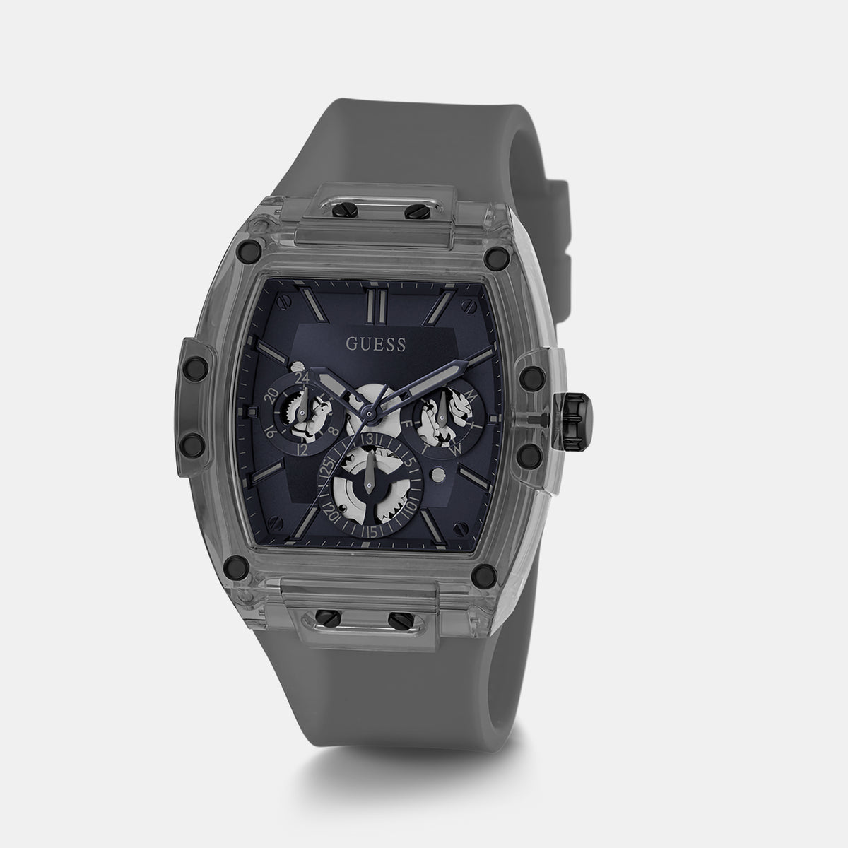 Guess Men Rectangular Blue watch
