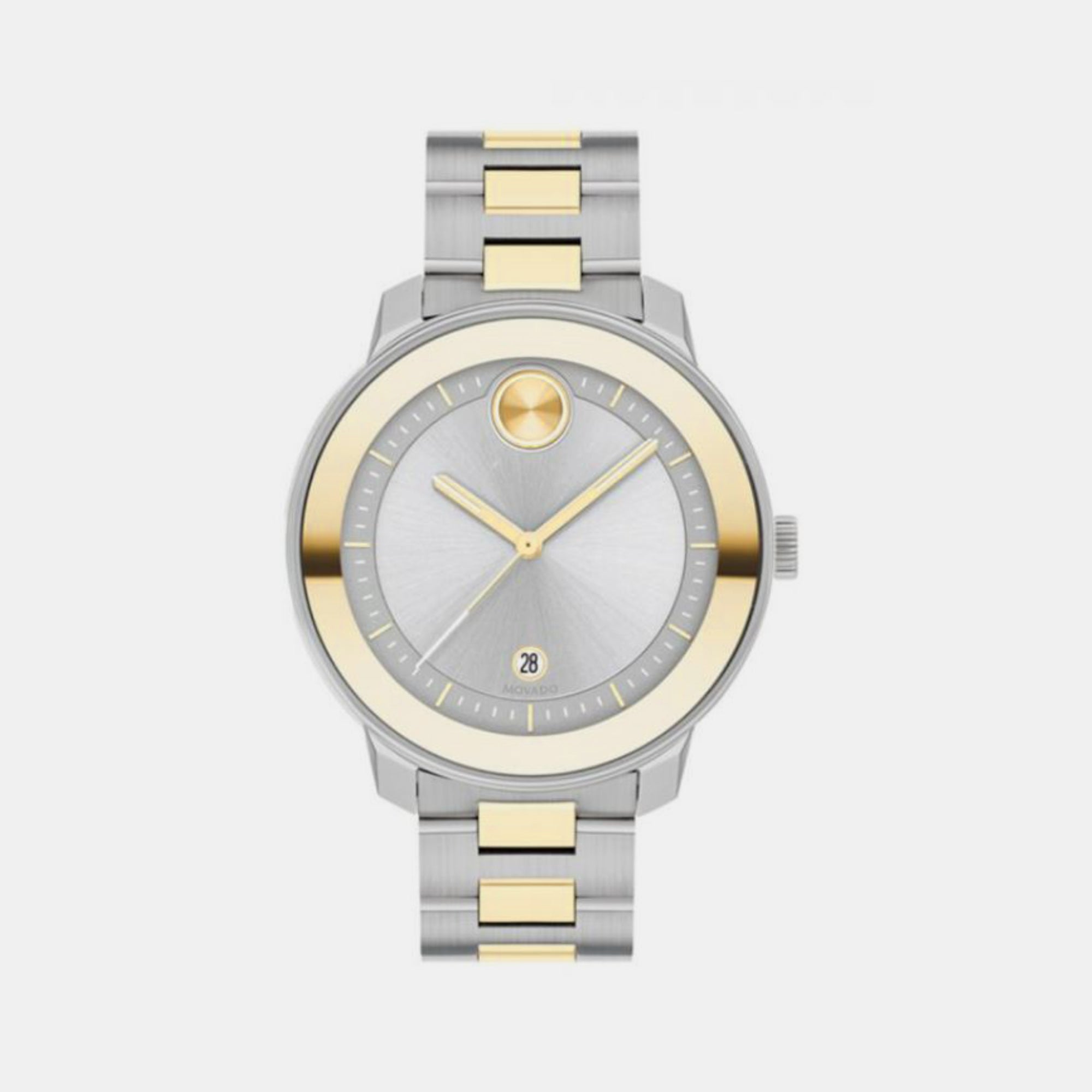 Movado Round Silver Analog watch