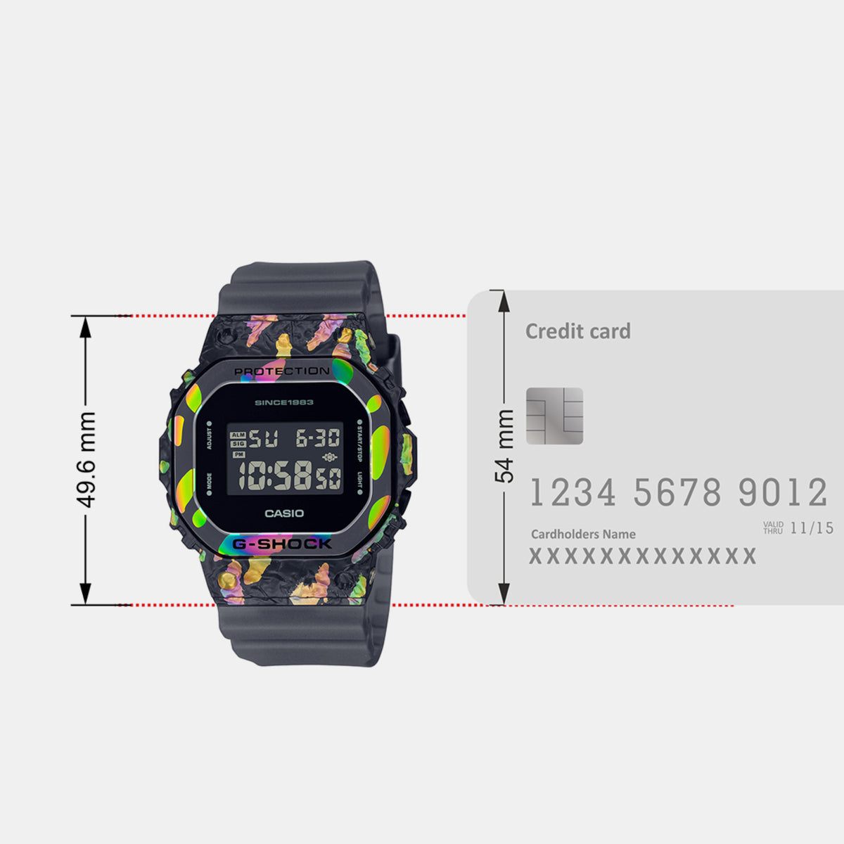 Casio 49 mm Black Quartz watch