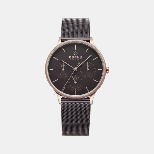 obaku-stainless-steel-brown-analog-female-watch-v212lmvnmn