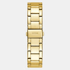 Guess Women Round Champagne watch