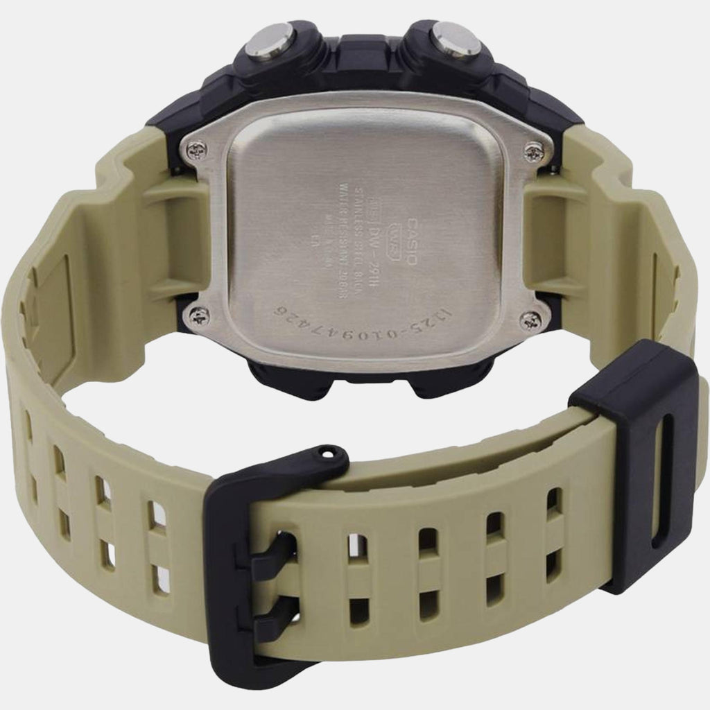 Youth Men Quartz Grey Dial Digital Resin Watch I125