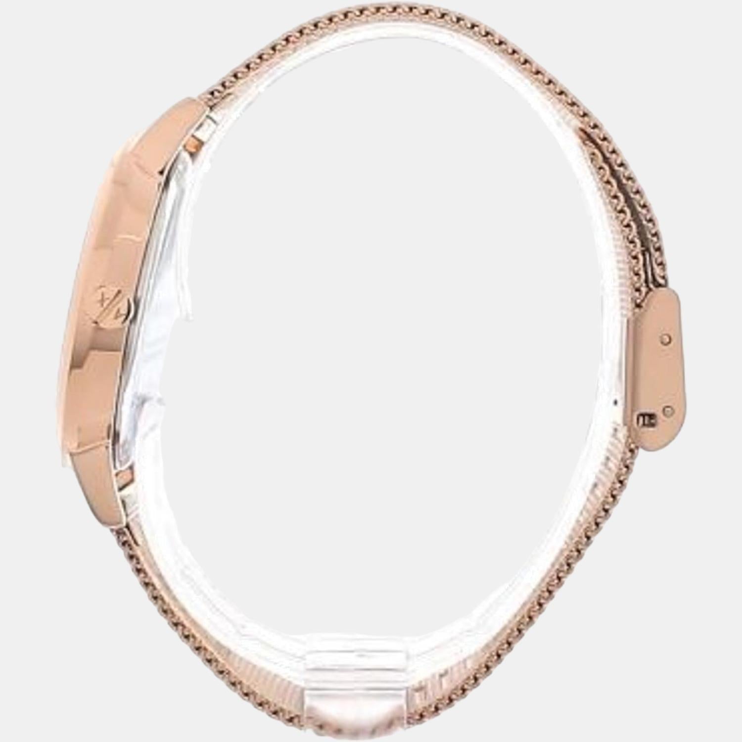 Armani Exchange Stainless Steel Round watch