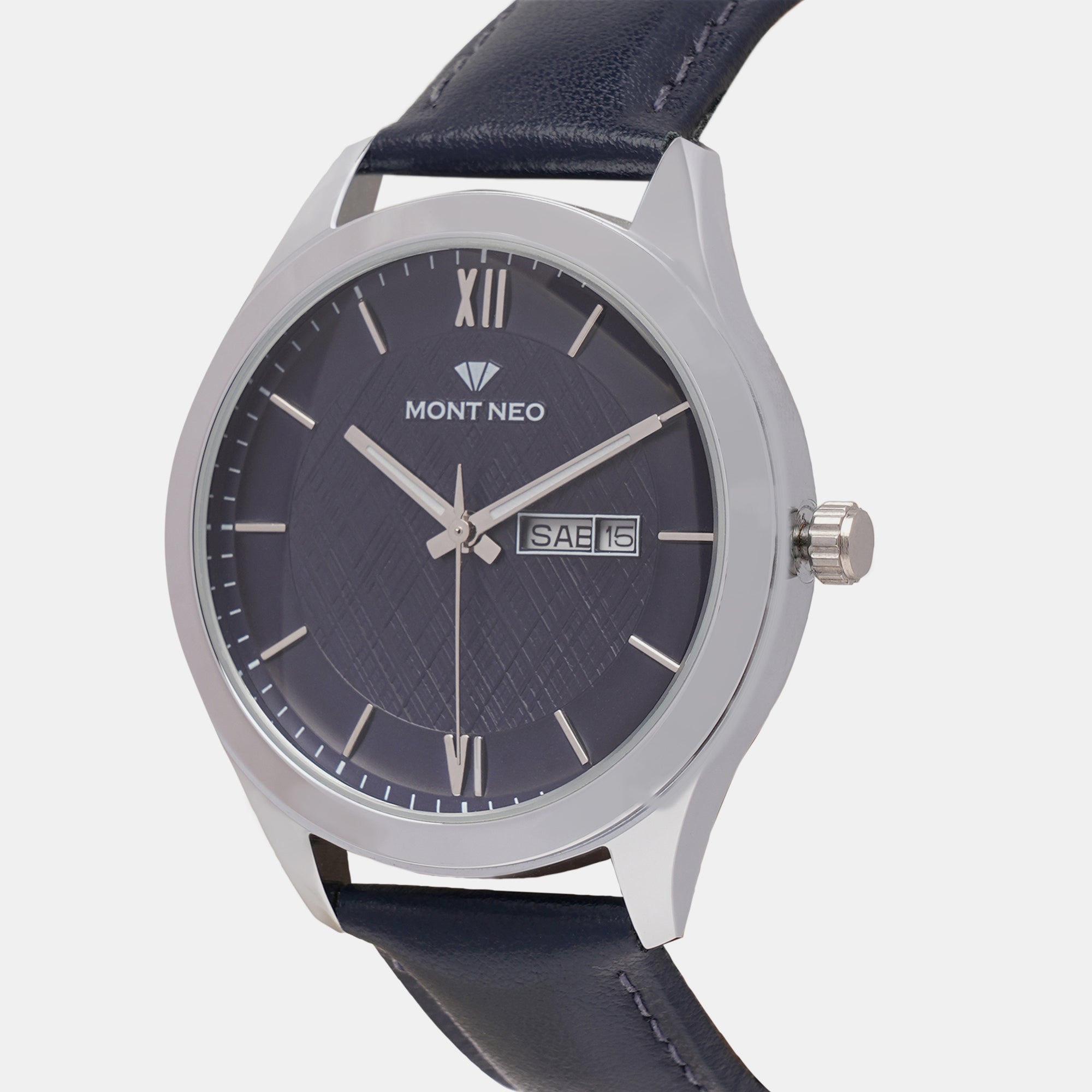 Mont Neo Stainless Steel Round watch