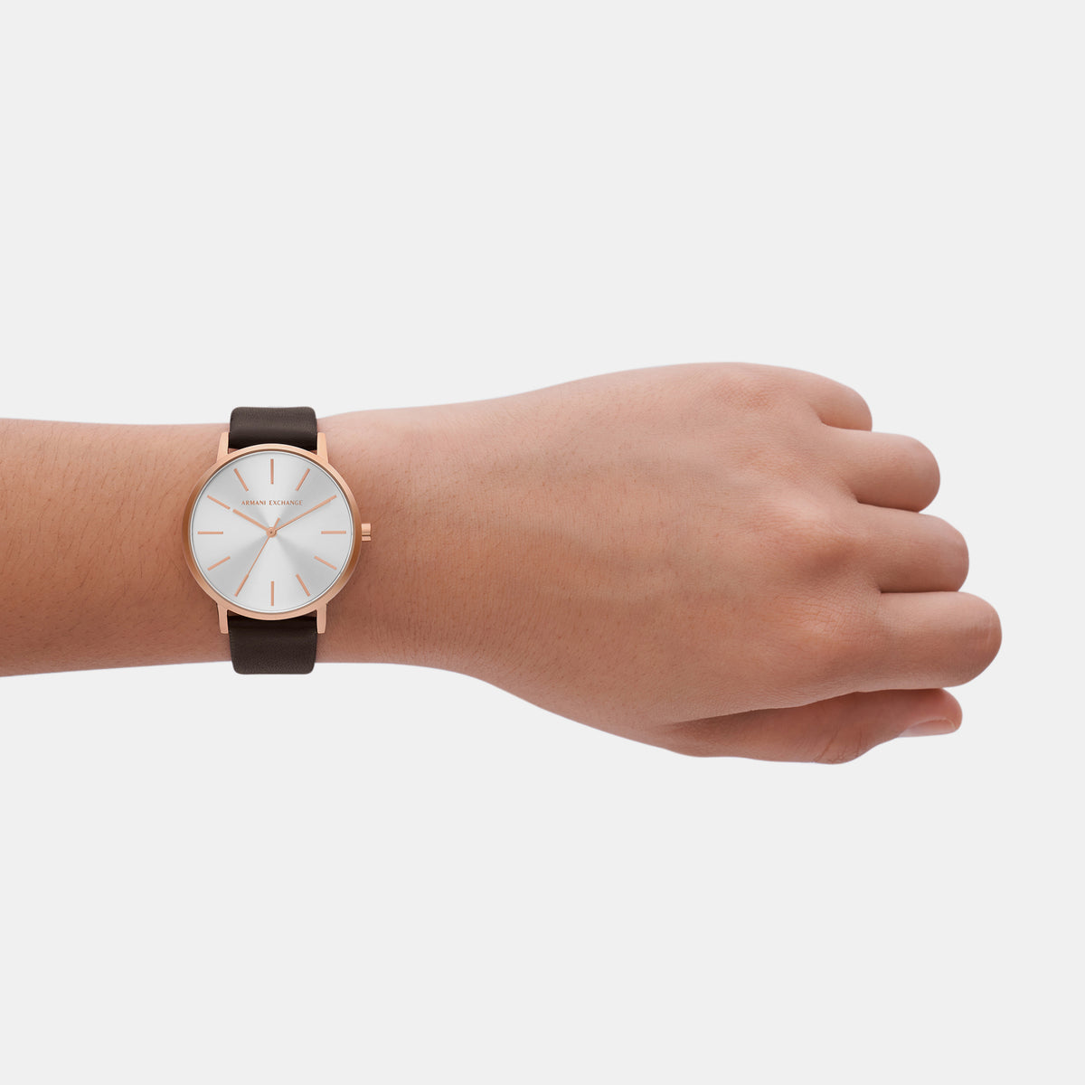 Armani Exchange Round Quartz Analog Women watch