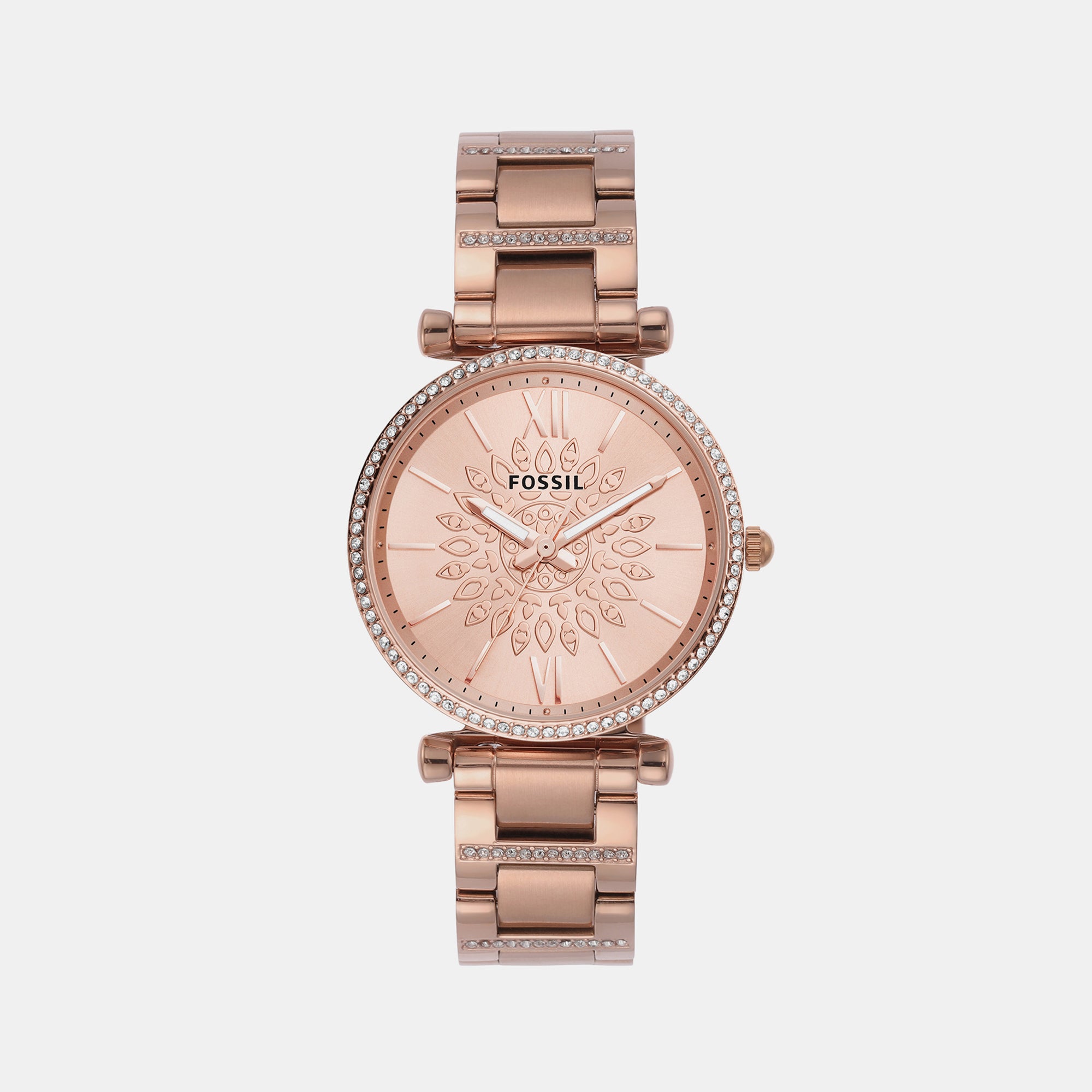 Fossil Round Rose Gold Analog watch