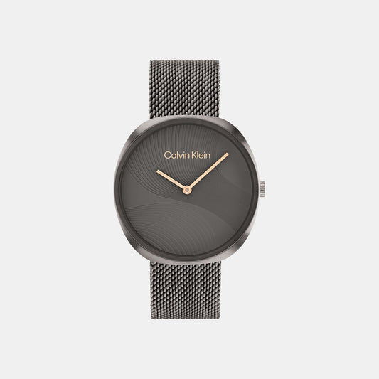 Female Grey Analog Mesh Watch 25200248