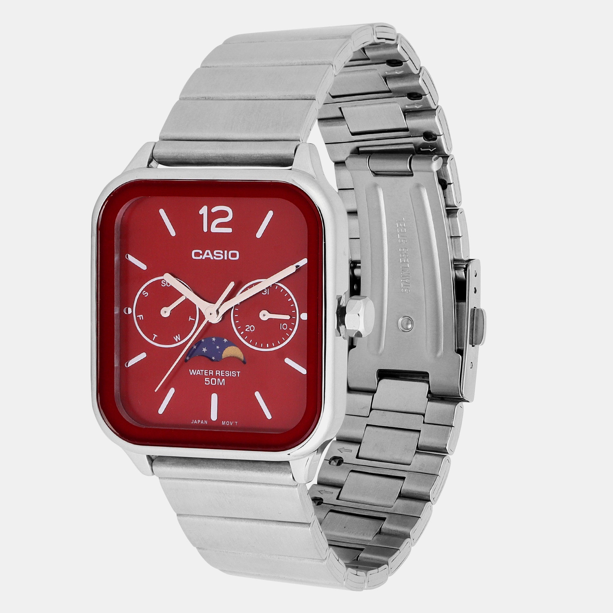 Casio 45 mm Rectangular Quartz watch